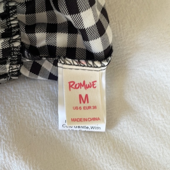 Cotton gingham shorts - Picture 2 of 3